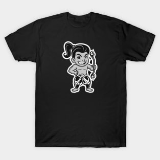 Cute Little Tribal Art Warrior Archer T-Shirt